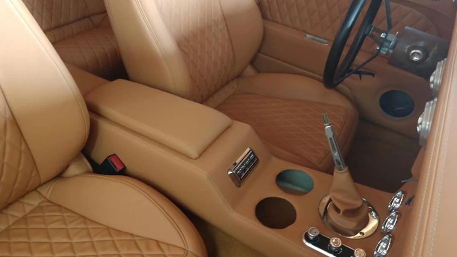 1969 Camaro — Front seat and center armrest