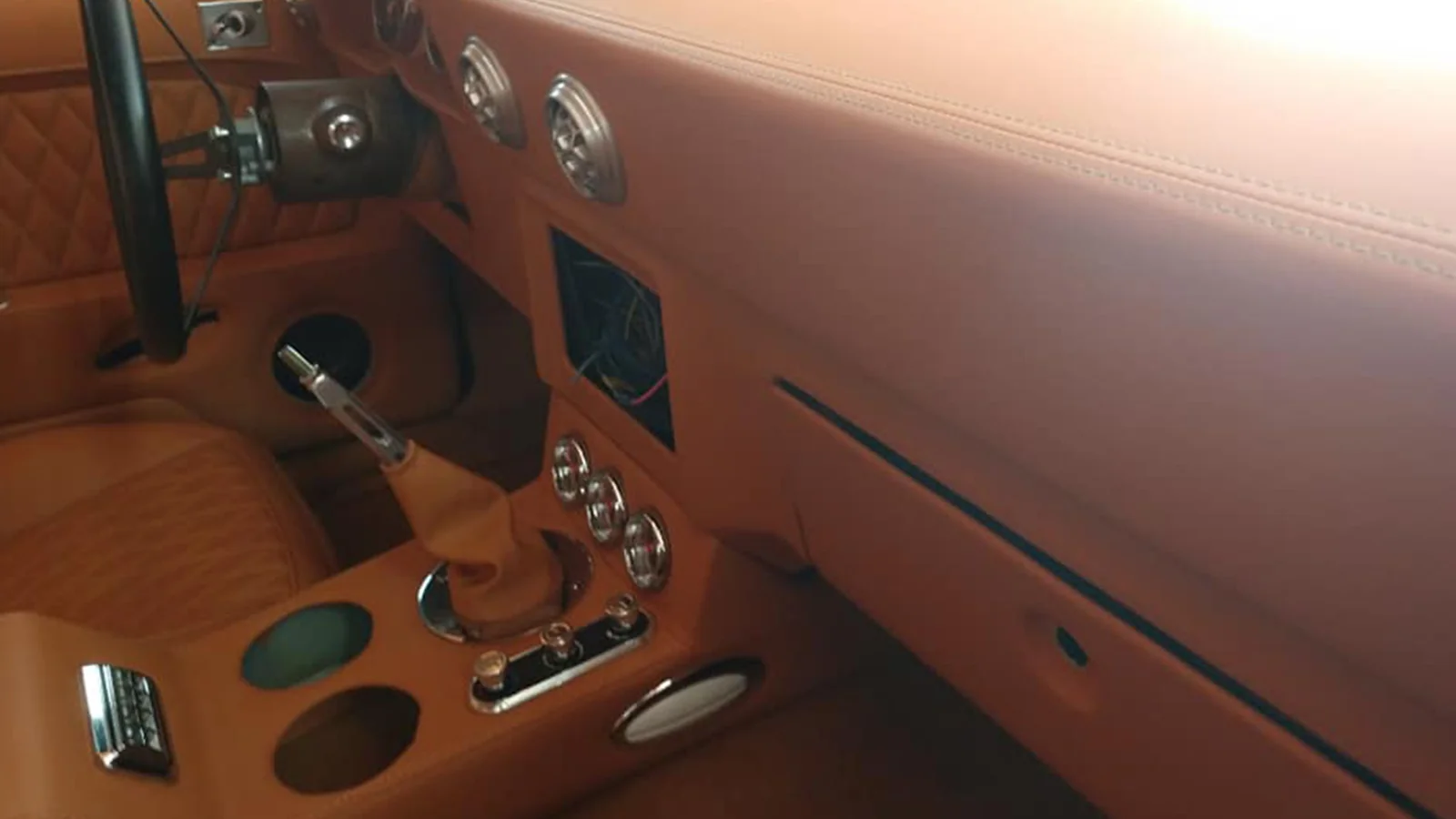 1969 Camaro — Custom dashboard and shifter